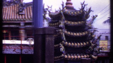 1969: beautiful architecture of ancient east asian THAILAND