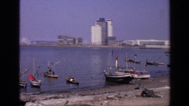 1970: viewing seashore INDIA