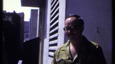 1969: a person is standing near the house KENYA