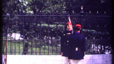 1969: change of guards at the front of a historic landmark KENYA