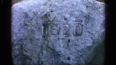 1969: Granite Rock with "1620" Stamped on it, Massachusetts