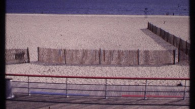 1969: panoramic vista of the beach shoreline. NEW LONDON CONNECTICUT
