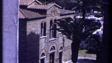 1969: Zooming on Building with Closed Doors and Windows in Kenya