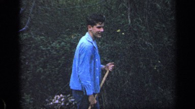 1968: a mother and son having strange fun FLORIDA