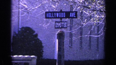 1968: signs on the corner of hollywood avenue and emmett street FLORIDA