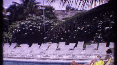 1969: swimming pool in the summer BAHAMAS