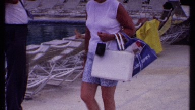 1969: an view of pool BAHAMAS