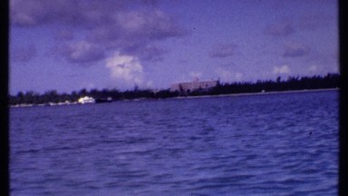 1969: someone travelling on the ocean nearer to the city BAHAMAS