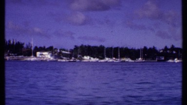 1969: someone travelling on the ocean nearer to the city BAHAMAS
