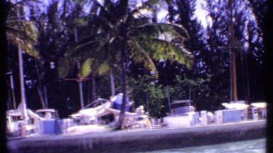 1969: boat standing in the boatyard BAHAMAS