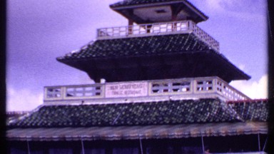 1969: a wonderful view of traditional chinese pagodas and historical buildings