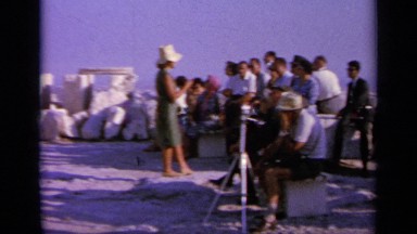 1963: Tourists Exploring Historic Greek Countryside Sites
