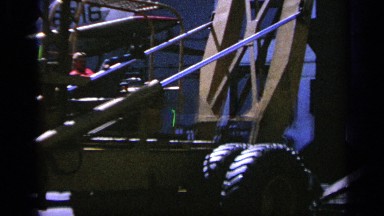 1963: Heavy Equipment at an Industrial Construction Site in Greece