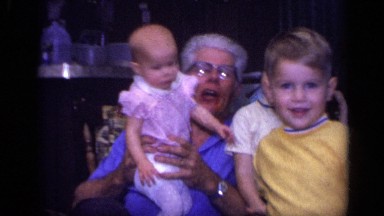 1968: Grandma Visits with All the Kids California