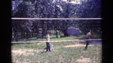 1968: two people playing a game outside FLORIDA