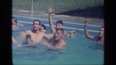 1968: the youngsters playing on water FLORIDA