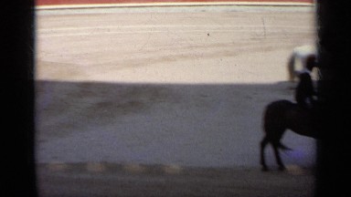 1962: matadors parade into arena accompanied by assistants on horseback ITALY