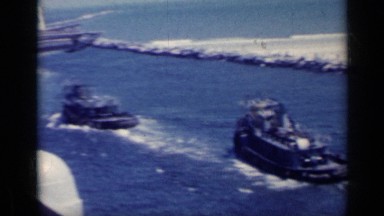 1962: in the middle of the ocean ships are travelling ITALY