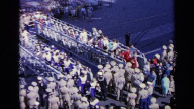 1962: the people are gathered together ITALY