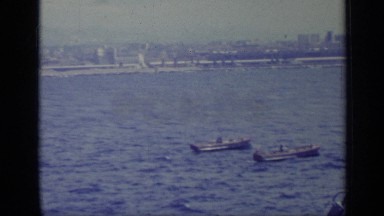 1962: a person is walking in a ship ITALY