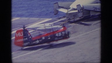 1962: viewing aircraft carrier ITALY