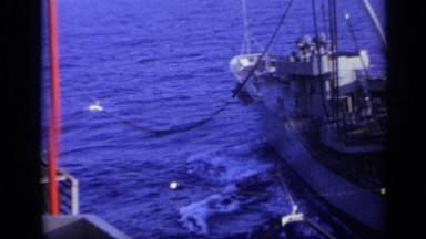 1962: two boats travelling in parallel direction ITALY