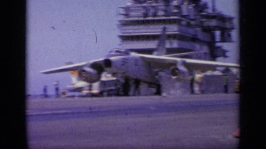 1963: A Guy Shaking Hands as Helicopter Readies for Takeoff in Greece