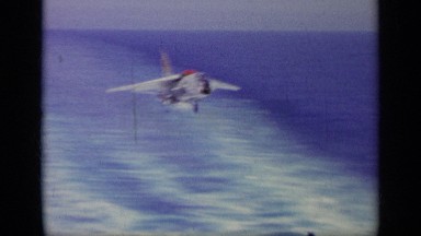 1963: Fighter Plane Landing in Greece