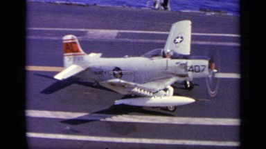 1963: Plane Landing in Greece