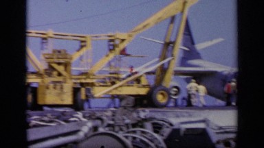 1963: People Lifting Plane in Greece