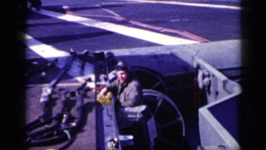 1962: Pilot on Plane Aboard Navy Ship, Cuba