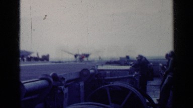 1962: airplane is flying from the heliport where heliport near the sea CUBA