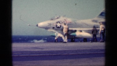 1962: view of flight take off CUBA
