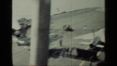 1962: preparing for battle on an aircraft carrier CUBA