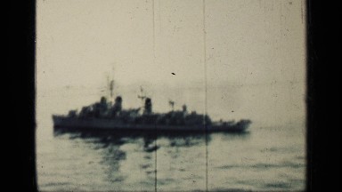 1962: Ship Sailing Across the Sea Near Cuba