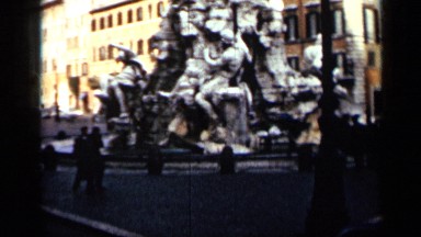 1962: People Enjoy Holiday Near Stone Statue in Cuban City