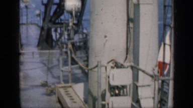 1962: Large Telecommunications Equipment in the Middle of the Sea, CUBA