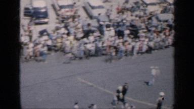 1962: People Gathered and Standing in Cuba