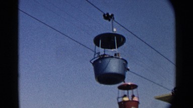 1959: A Round Ski Lift at Disneyland