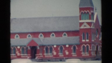 1959: old historical building in the middle of the city location SAN FRANCISCO