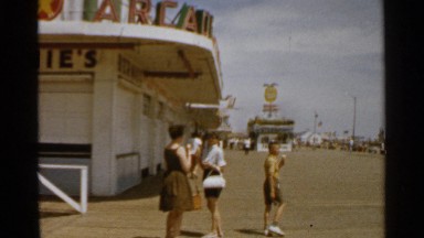 1959: through the street in the town many people walking SAN FRANCISCO