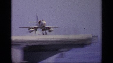 1962: war flight launching from a coastal area in high speed in a morning