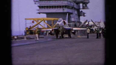 1962: the aeroplane is getting ready to take off from the road ITALY