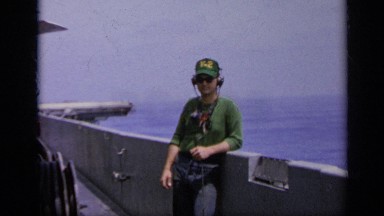 1962: a person is travelling in a boat ITALY