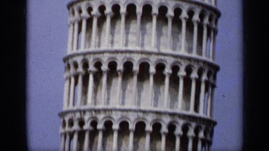 1962: view of architecture of bell tower ITALY