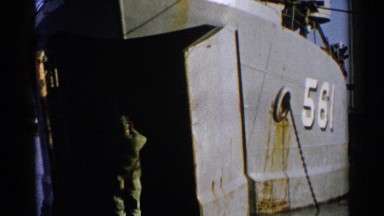 1952: That Is a Big Navy Military Ship Japan
