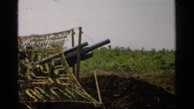 1952: Cannons Ready for Battle in Japan