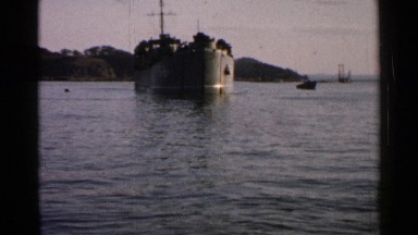 1952: ship ride on sea JAPAN