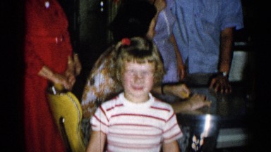 1952: Family Members at One Place, Child is Crying New Hampshire