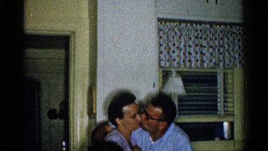 1952: A Married Couple Share a Tender Kiss New Hampshire